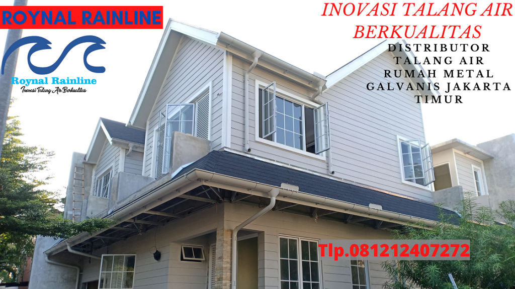 Jual Talang Air Rumah Metal Galvanis Petogogan