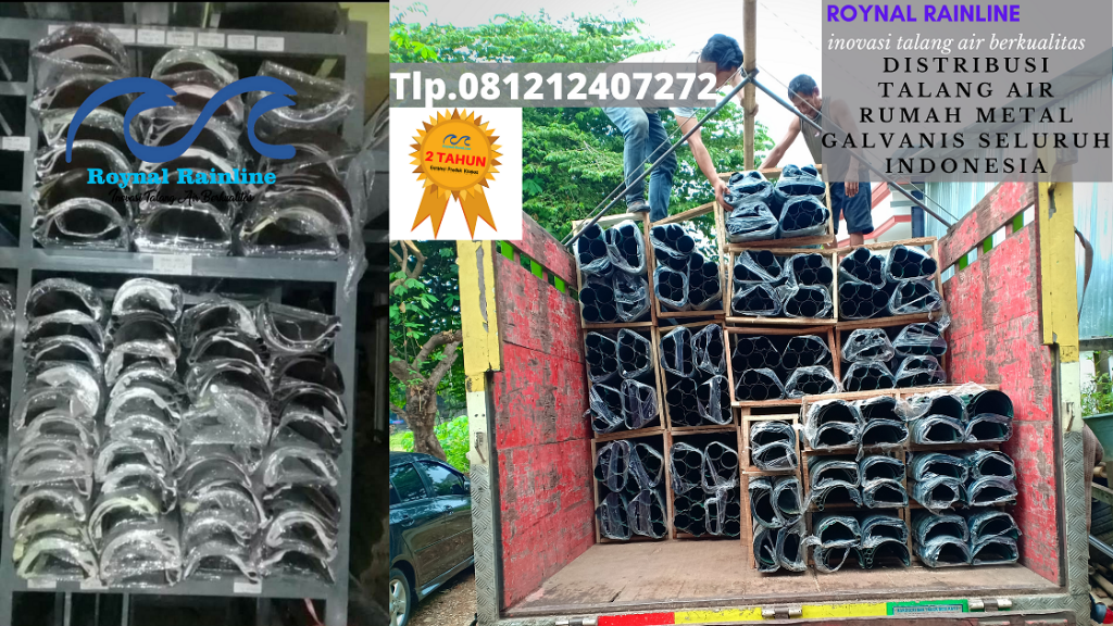 Penjualan Talang Air Metal Galvanis Lampung