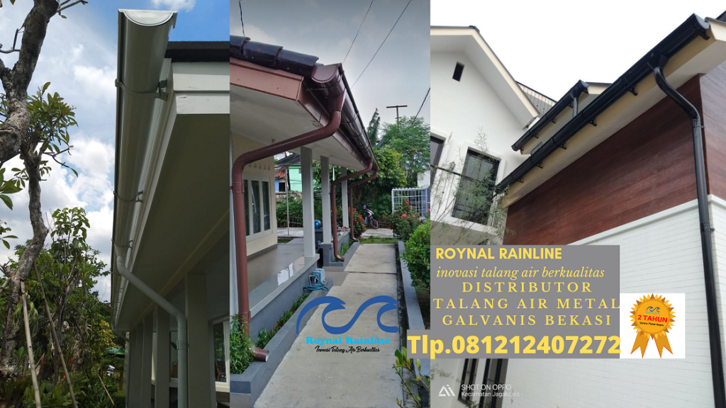Jual Talang Air Metal Galvanis Bekasi