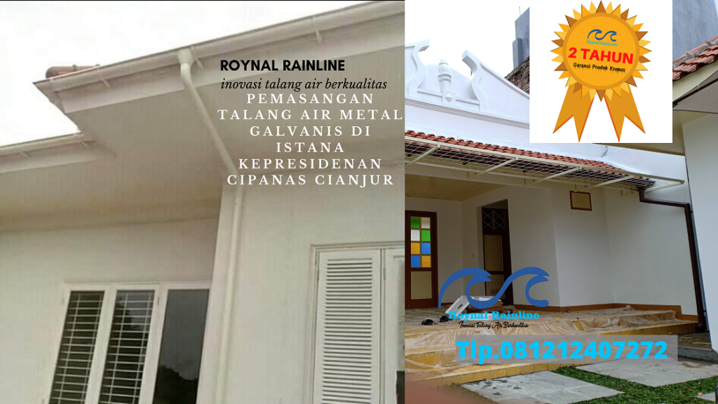 Jual Talang Air Metal Galvanis Bogor