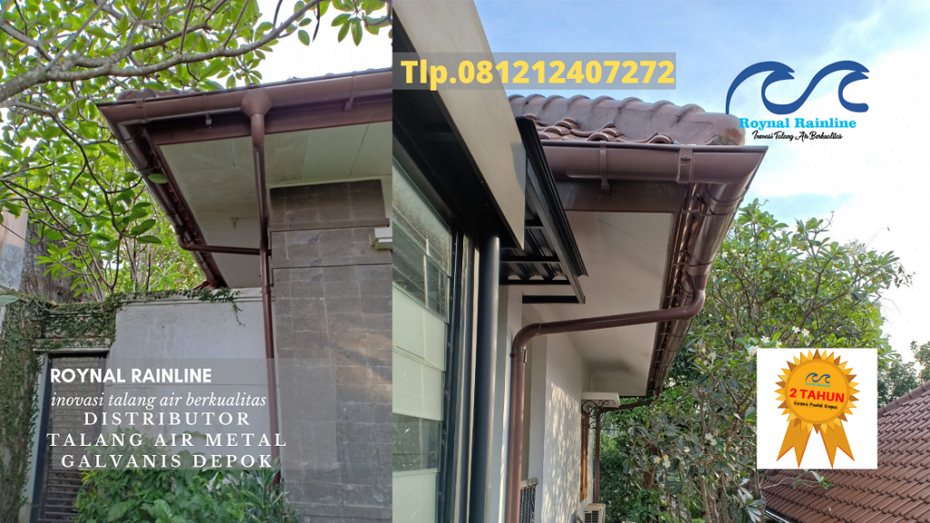 Jual Talang Air Metal Galvanis Depok