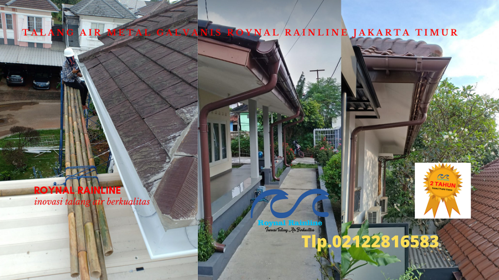 Jual Talang Air Rumah Metal Galvanis Cipinang