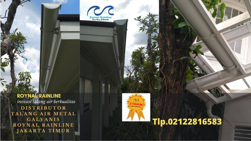 Jual Talang Air Rumah Metal Galvanis Cawang