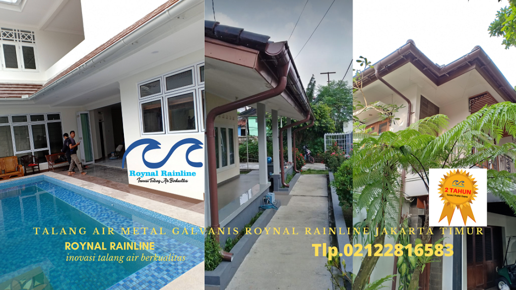 Jual Talang Air Rumah Metal Galvanis Ujung Menteng