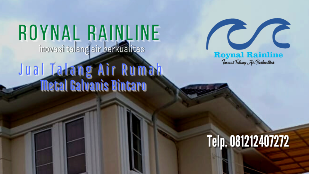 Jual Talang Air Rumah Metal Galvanis Bintaro