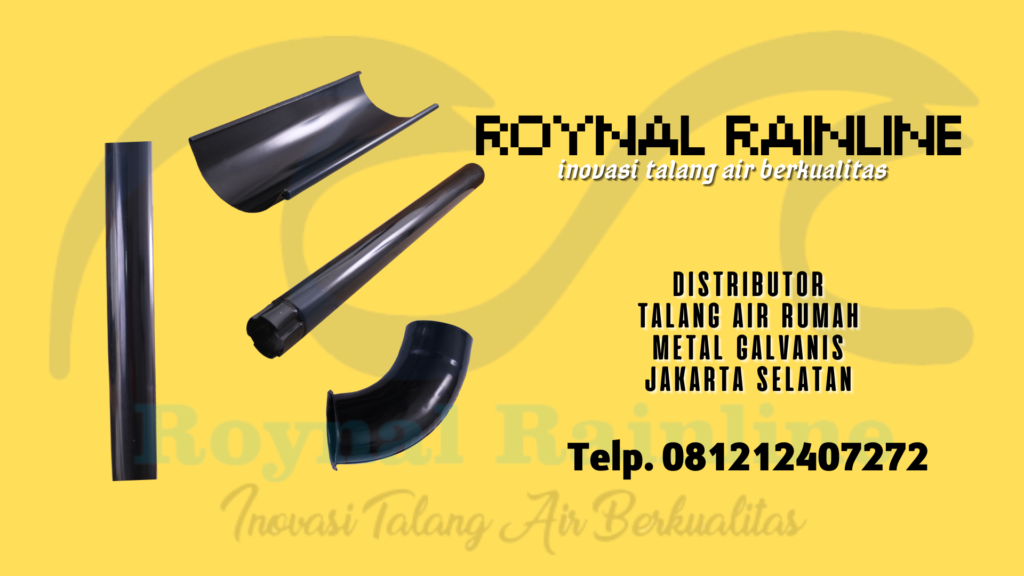 Jual Talang Air Rumah Metal Galvanis Jagakarsa