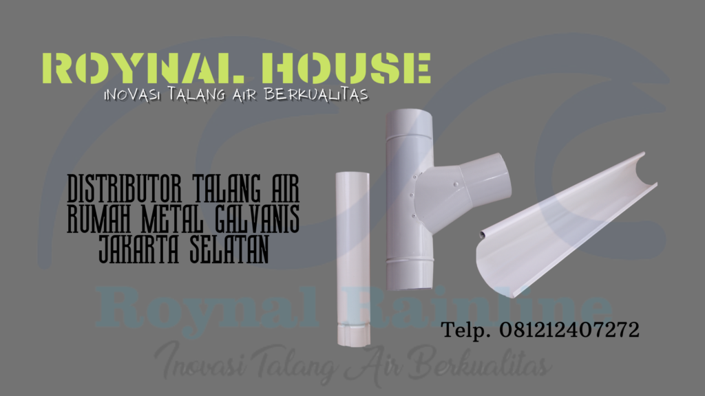 Jual Talang Air Rumah Metal Galvanis Srengseng Sawah