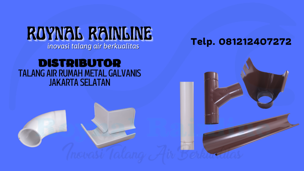Jual Talang Air Rumah Metal Galvanis Duren Tiga