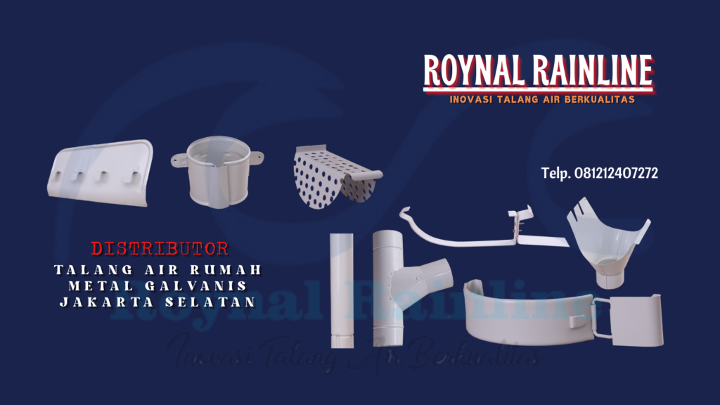 Jual Talang Air Rumah Metal Galvanis Karet Semanggi