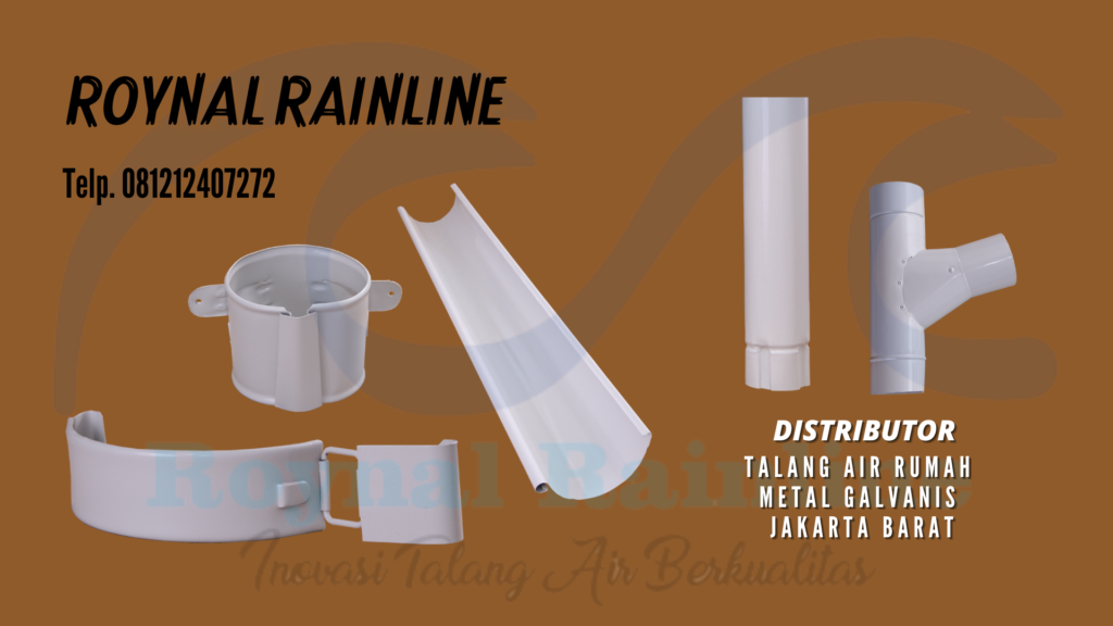 Jual Talang Air Rumah Metal Galvanis Tegal Alur