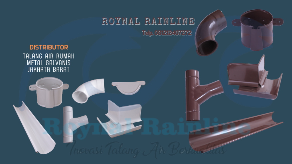 Jual Talang Air Rumah Metal Galvanis Kapuk