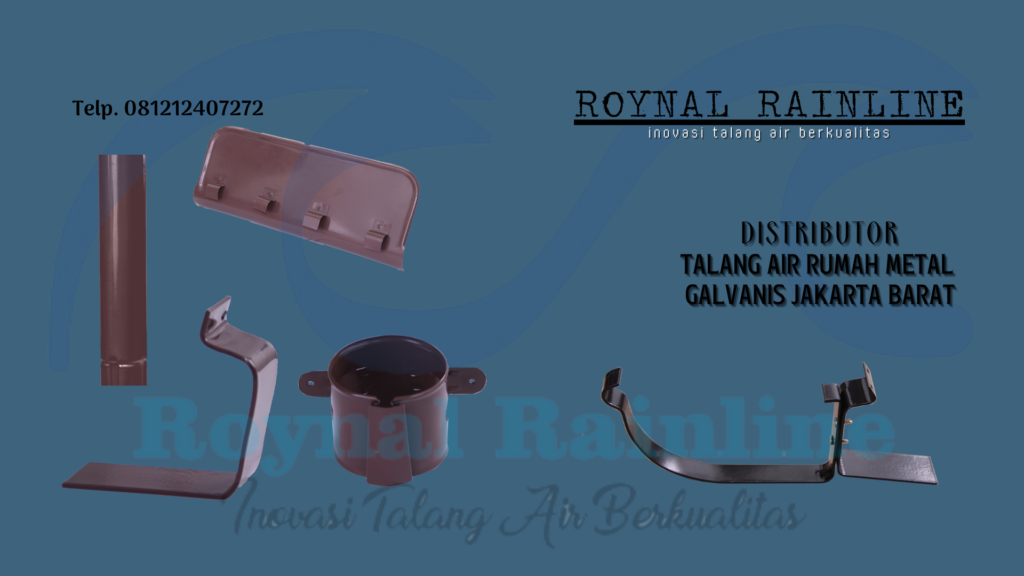 Jual Talang Air Rumah Metal Galvanis Tanah Sereal