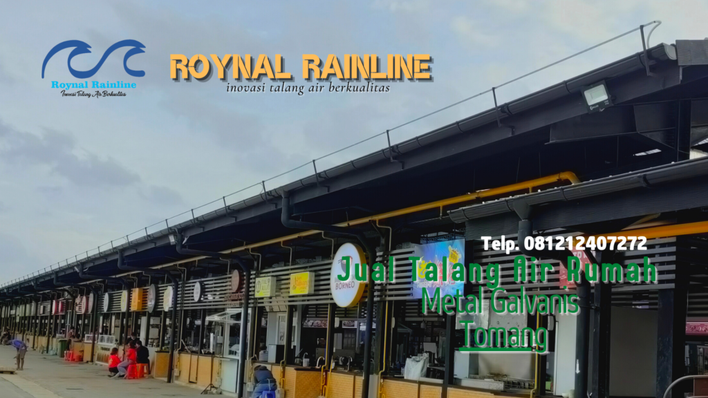 Jual Talang Air Rumah Metal Galvanis Tomang