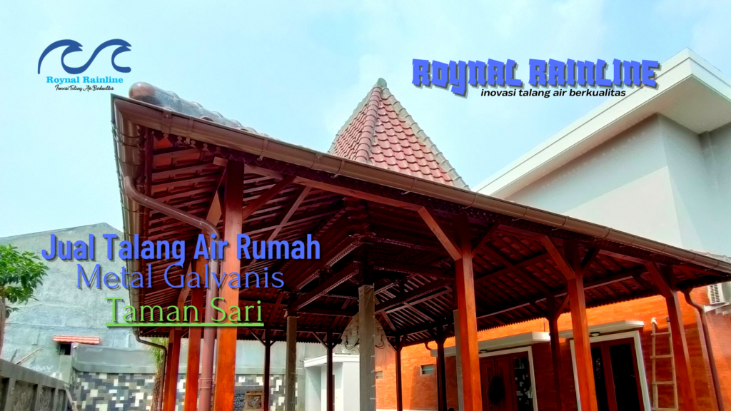 Jual Talang Air Rumah Metal Galvanis Taman Sari