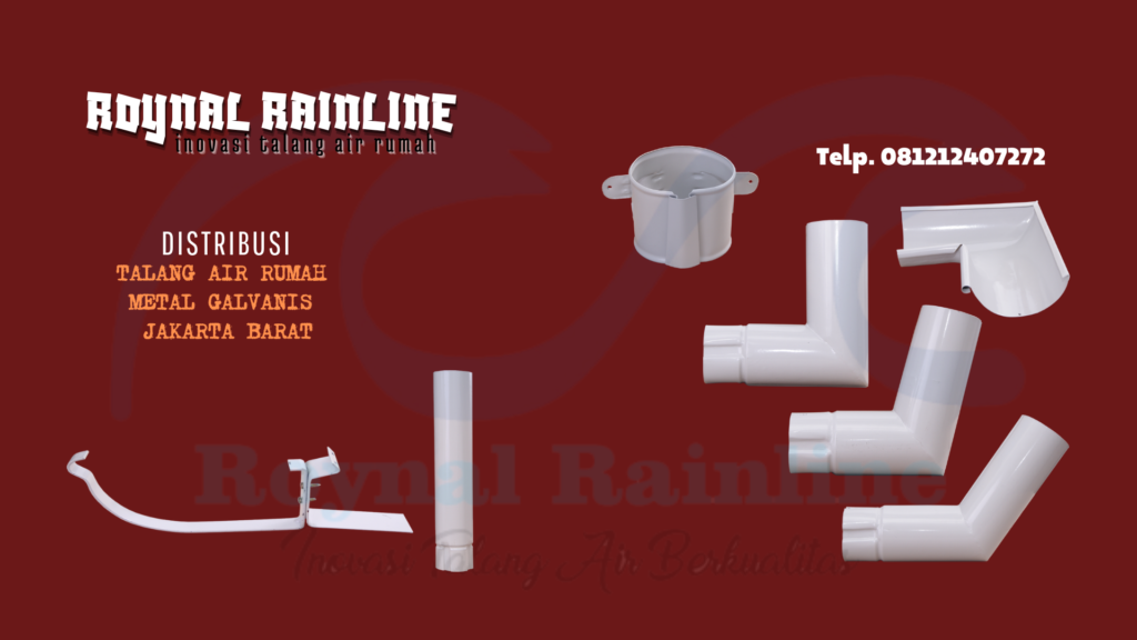 Jual Talang Air Rumah Metal Galvanis Taman Sari