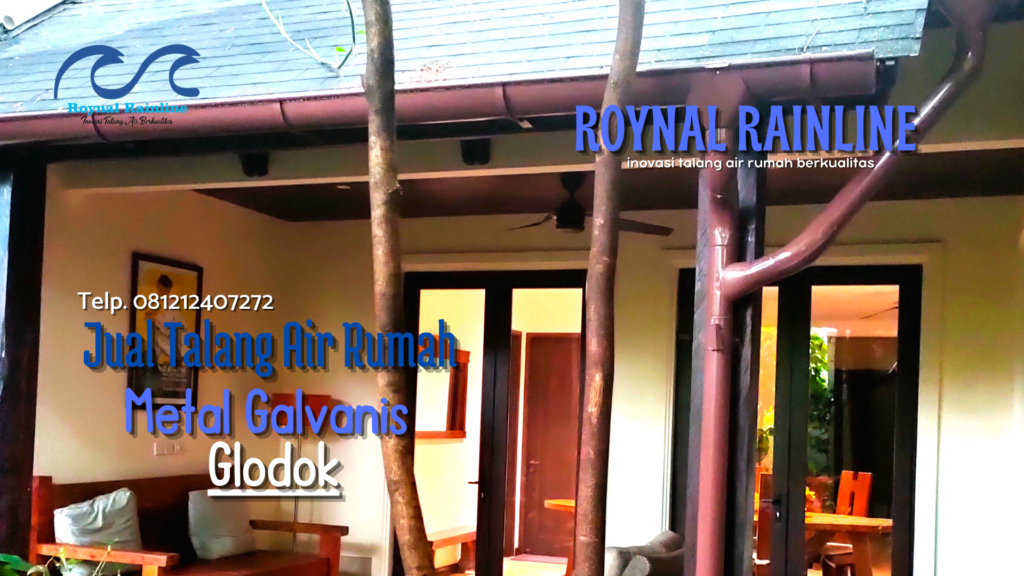 Jual Talang Air Rumah Metal Galvanis Glodok