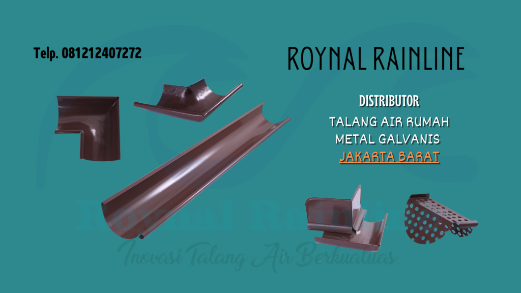 Jual Talang Air Rumah Metal Galvanis Glodok
