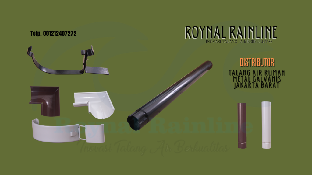 Jual Talang Air Rumah Metal Galvanis Pinangsia