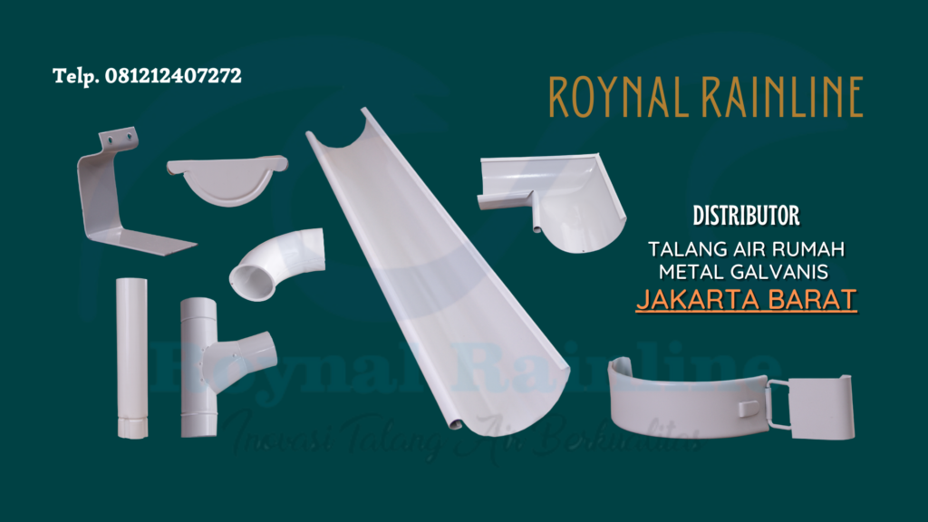 Jual Talang Air Rumah Metal Galvanis Puri Indah