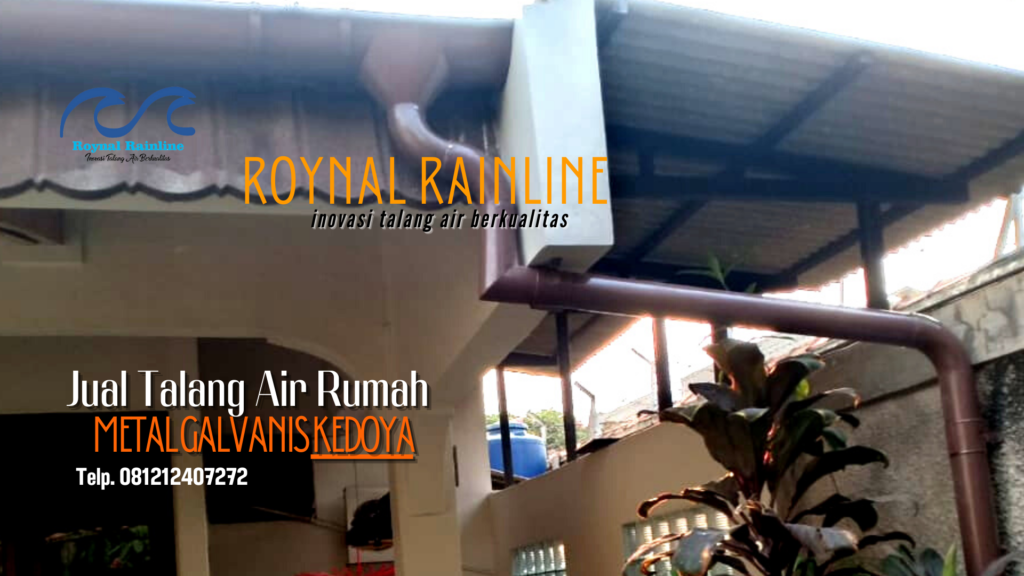 Jual Talang Air Rumah Metal Galvanis Kedoya