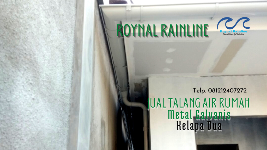 Jual Talang Air Rumah Metal Galvanis Kelapa Dua