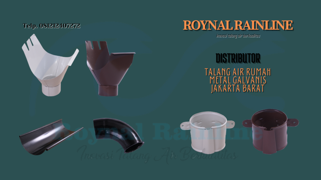 Jual Talang Air Rumah Metal Galvanis Kelapa Dua