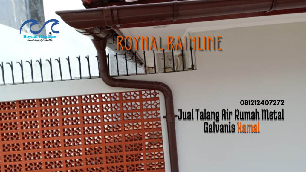 Jual Talang Air Rumah Metal Galvanis Kamal