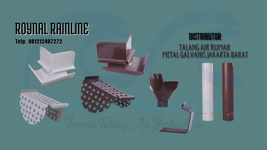 Jual Talang Air Rumah Metal Galvanis Kamal