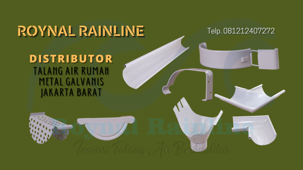 Jual Talang Air Rumah Metal Galvanis Slipi