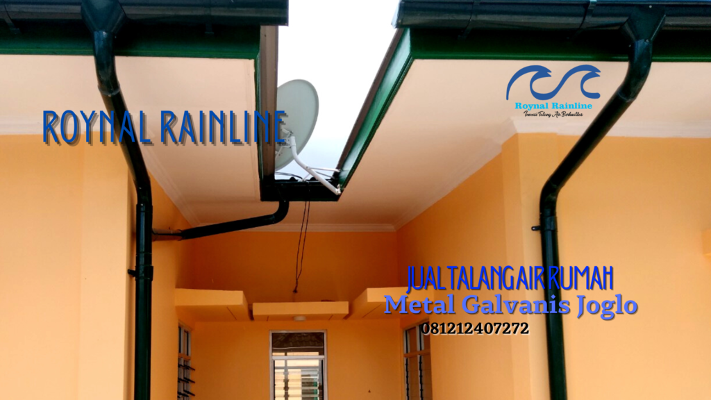 Jual Talang Air Rumah Metal Galvanis Joglo