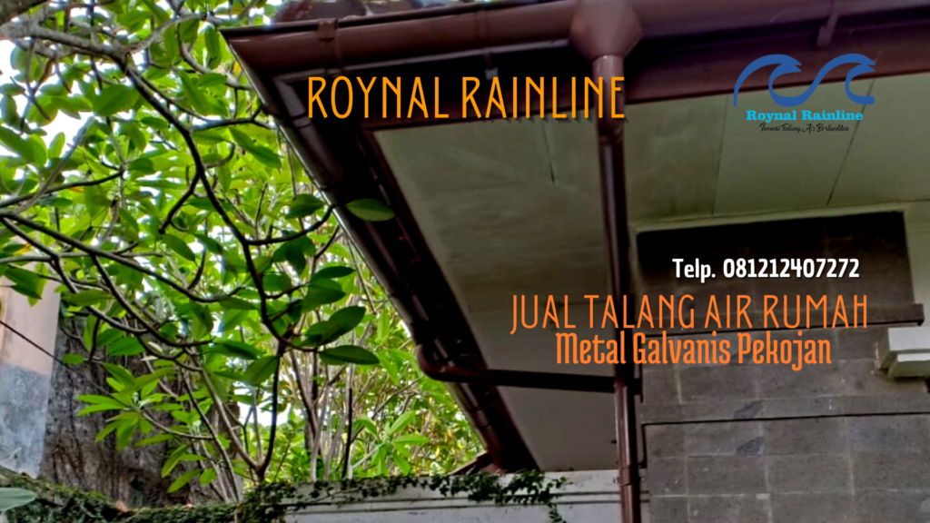 Jual Talang Air Rumah Metal Galvanis Pekojan