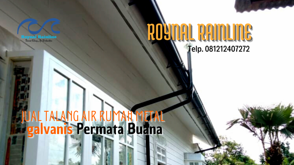 Jual Talang Air Rumah Metal Galvanis Permata Buana