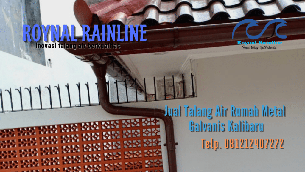 Jual Talang Air Rumah Metal Galvanis Kalibaru