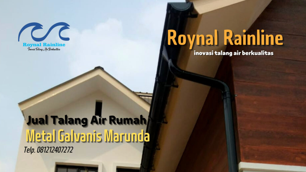 Jual Talang Air Rumah Metal Galvanis Marunda