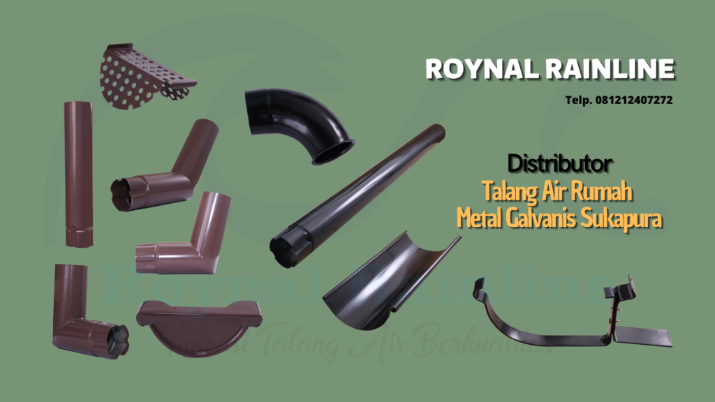 Jual Talang Air Rumah Metal Galvanis Sukapura