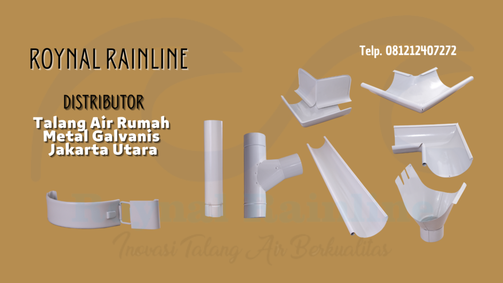 Jual Talang Air Rumah Metal Galvanis Kelapa Gading