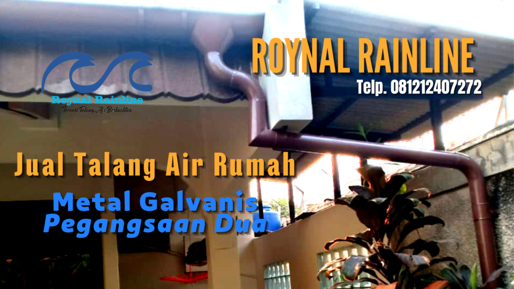 Jual Talang Air Rumah Metal Galvanis Pegangsaan Dua 