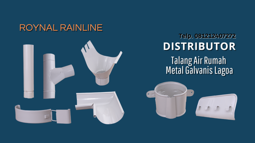 Jual Talang Air Rumah Metal Galvanis Lagoa