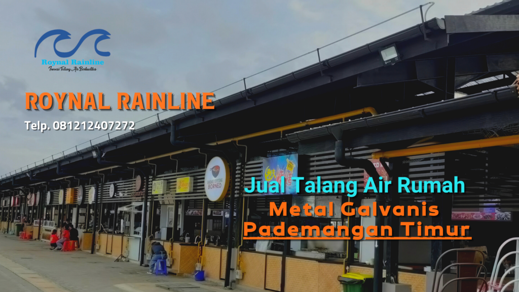 Jual Talang Air Rumah Metal Galvanis Pademangan Timur