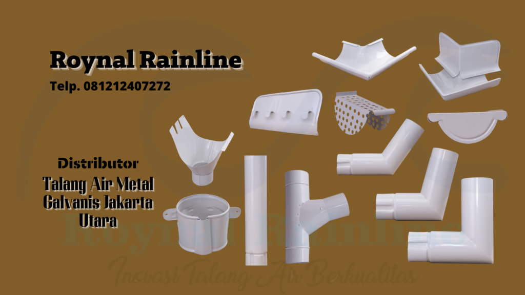 Jual Talang Air Rumah Metal Galvanis Pinisi Indah PIK 081212407272