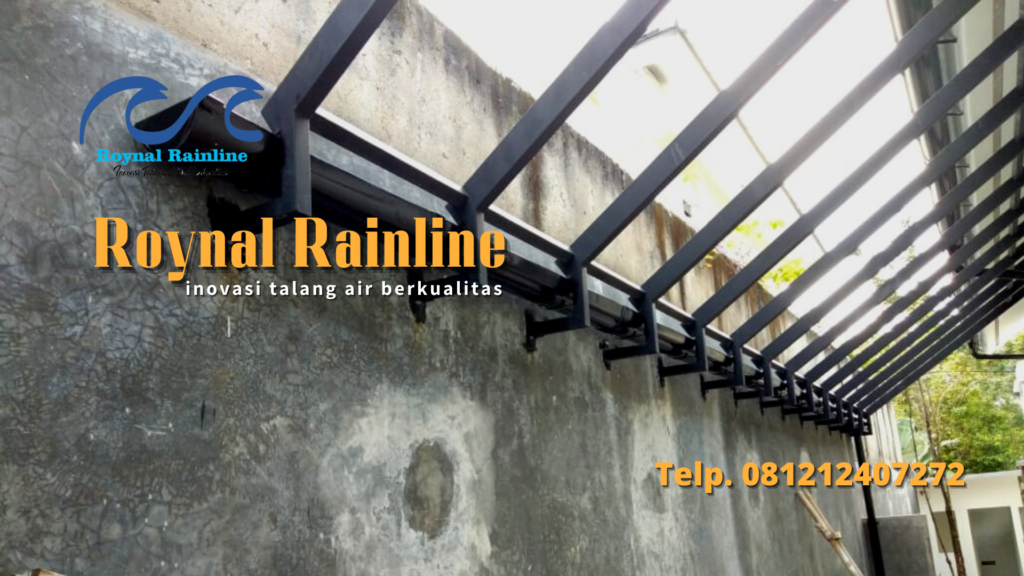 Jual Talang Air Rumah Metal Galvanis Garden House PIK 