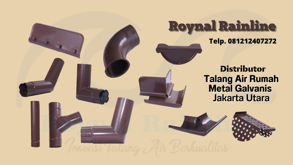 Jual Talang Air Rumah Metal Galvanis Mediterania Boulevard PIK